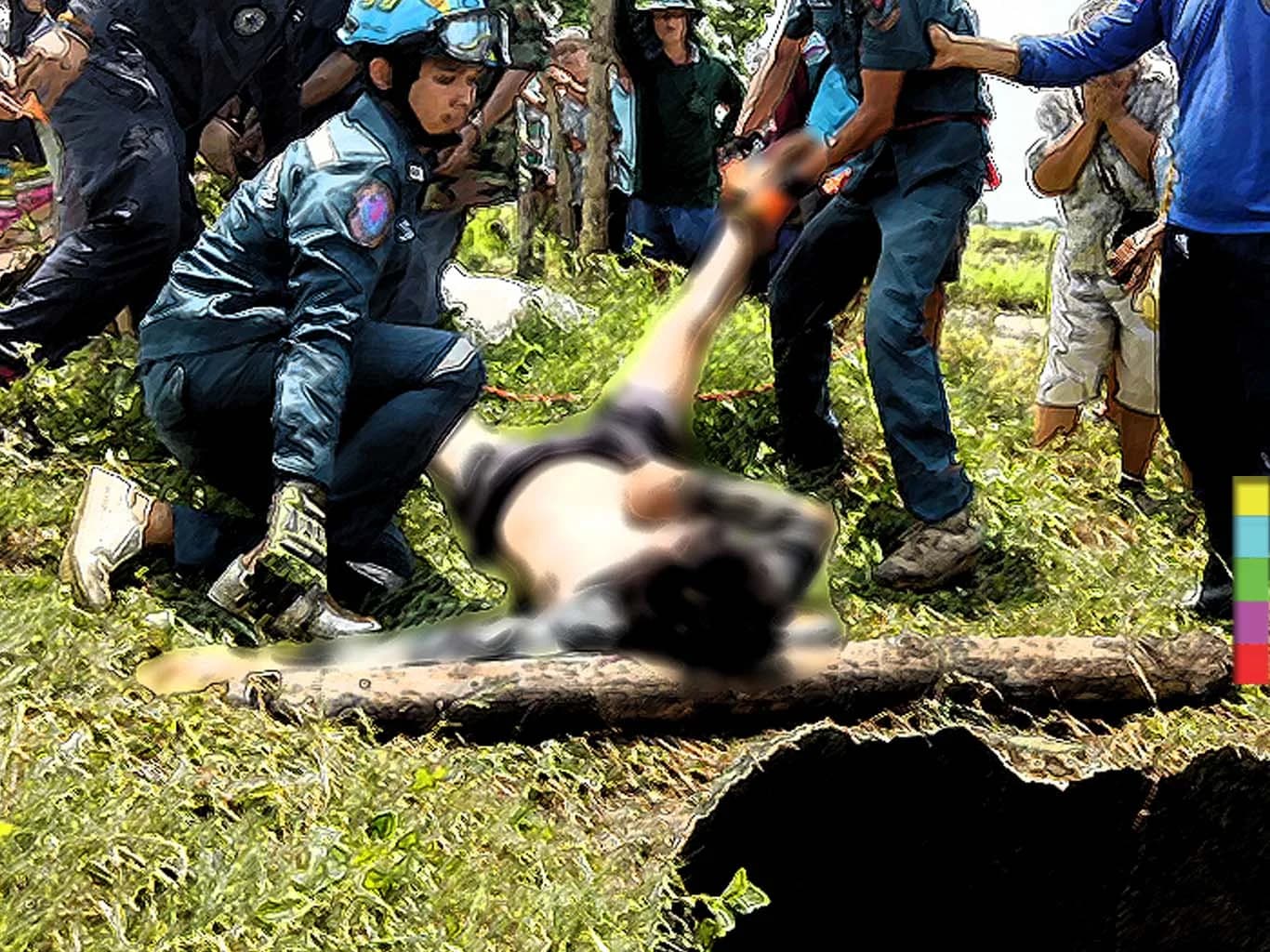 ลูกชายตกบ่อบาดาลลึก 10 ม. พ่อลงไปช่วยเสียชีวิตทั้งคู่