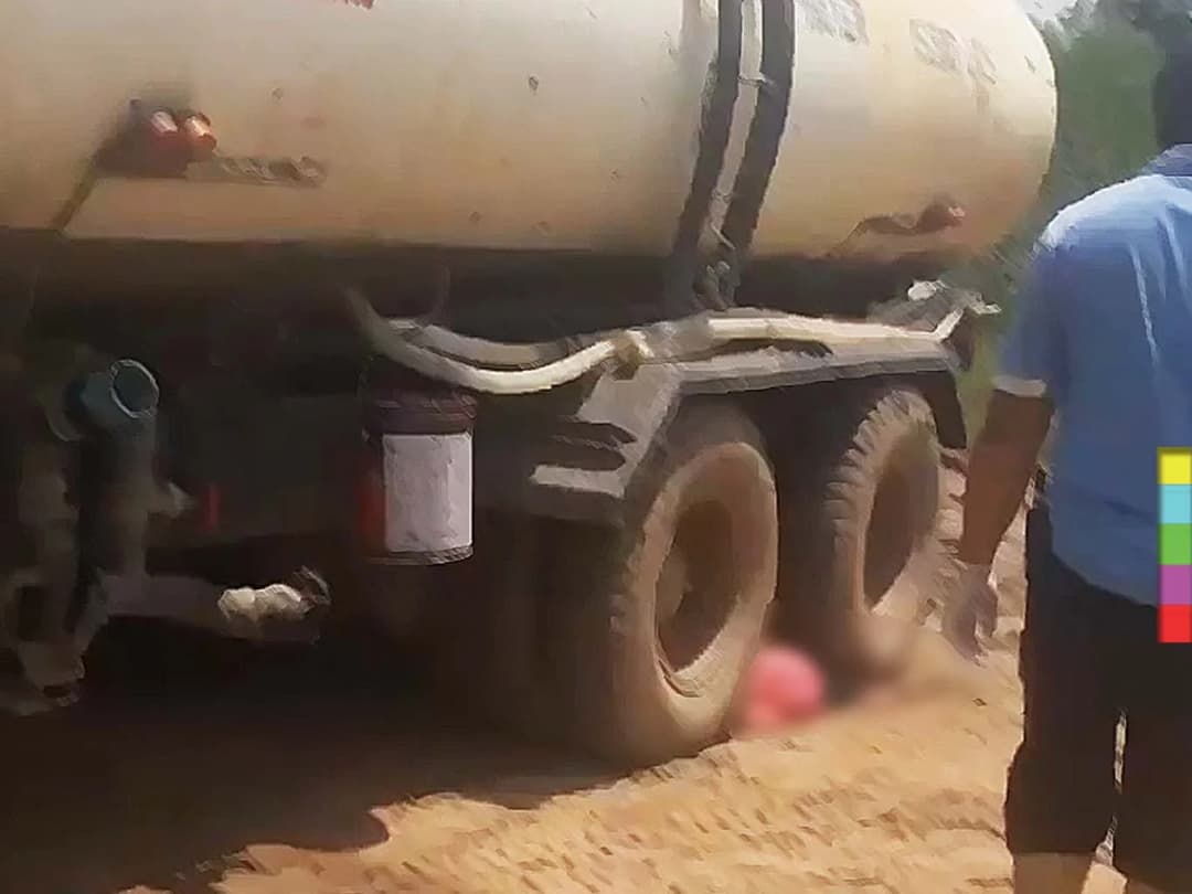 หนุ่มโรงไฟฟ้ากังหันลมถูกรถบรรทุกน้ำทับดับคาที่