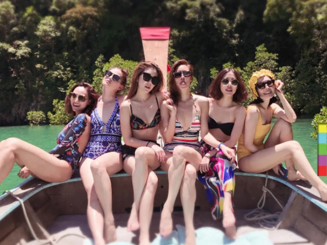 เซ็กซี่ท้าแดด! “แก๊งนางฟ้า” รวมตัว ล่องเรือเที่ยวพังงา ไร้เงา “เจนี่”