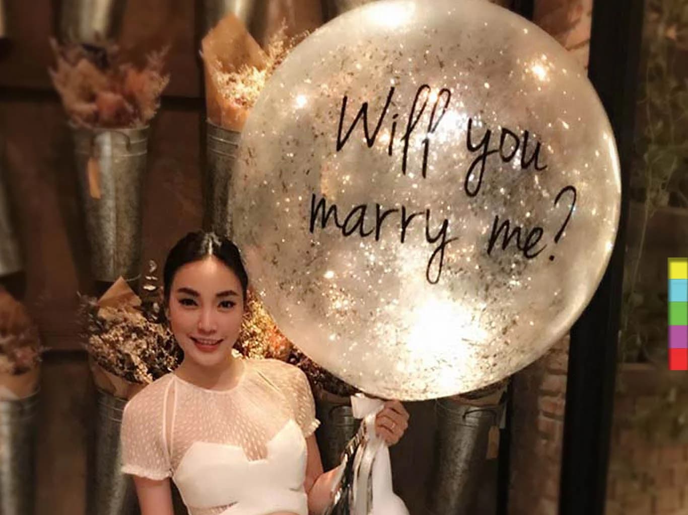 ‘เมย์’ แจงแคปชั่น Will you marry me แค่ไปร่วมงานแต่งเพื่อน เผยรอ ‘เจ’ ได้