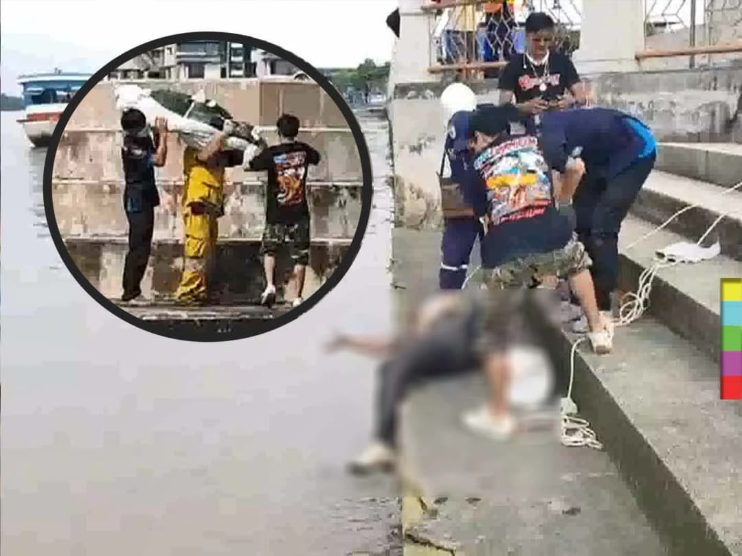 ผงะ ! พบศพสาวผมทอง มีรอยสักมังกร ลอยอืดติดประตูระบายน้ำคลองลัดโพธิ์