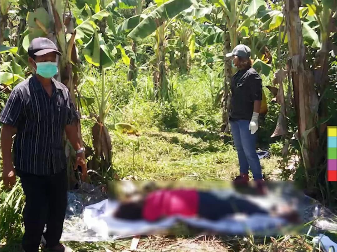 สุดอำมหิต ! ฆ่าปาดคอสาวใหญ่ ทิ้งศพขึ้นอืด ข้างกระท่อมในสวนยาง