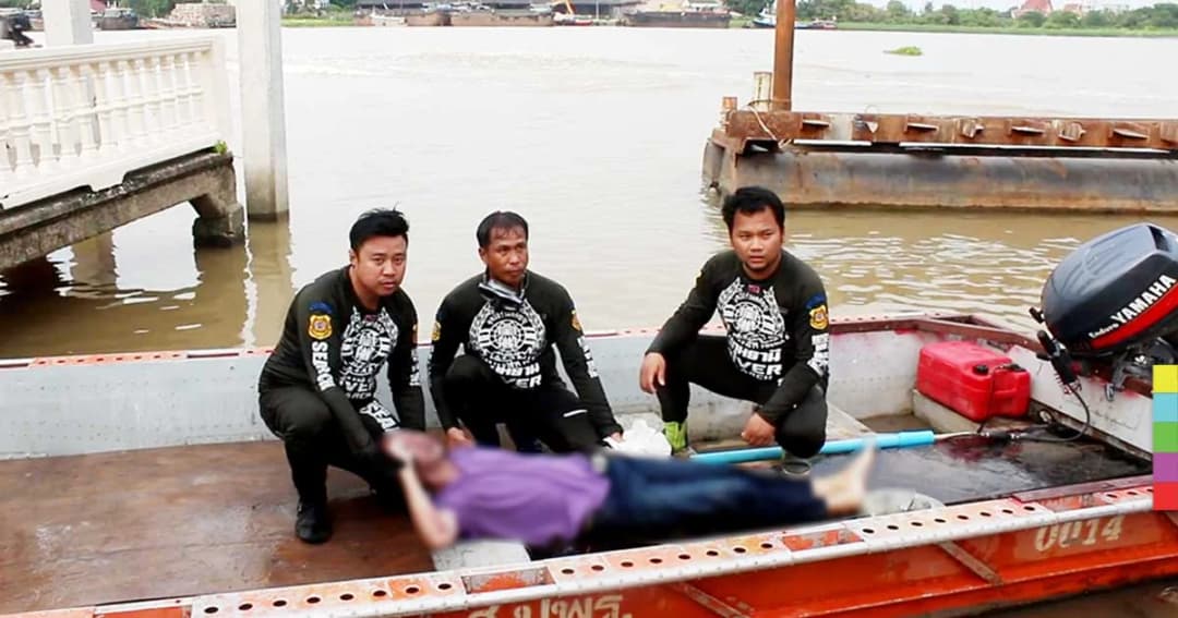 พบแล้ว ! ศพชายกระโดดสะพานข้ามแม่น้ำเจ้าพระยา