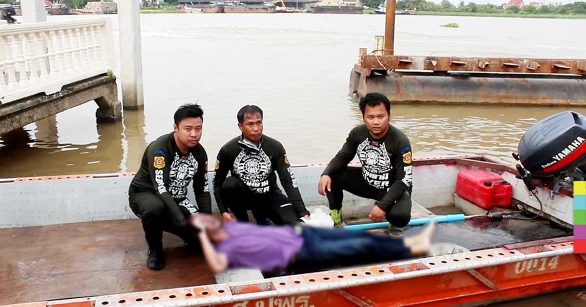 พบแล้ว ! ศพชายกระโดดสะพานข้ามแม่น้ำเจ้าพระยา
