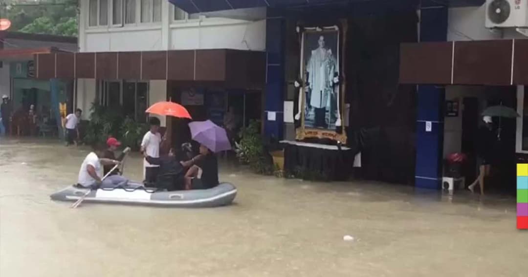 ภูเก็ตอ่วม ! ฝนตกหนัก ดินสไลด์ อาคารทรุด น้ำระบายไม่ทัน