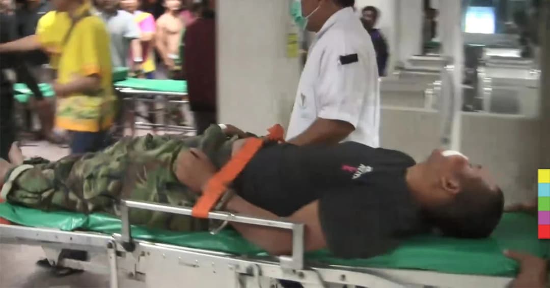 ชาวบ้านสุดเเค้น ! รุมประชาทัณฑ์คนร้าย ฆ่าว่าที่แม่ยาย ก่อนส่งตำรวจ