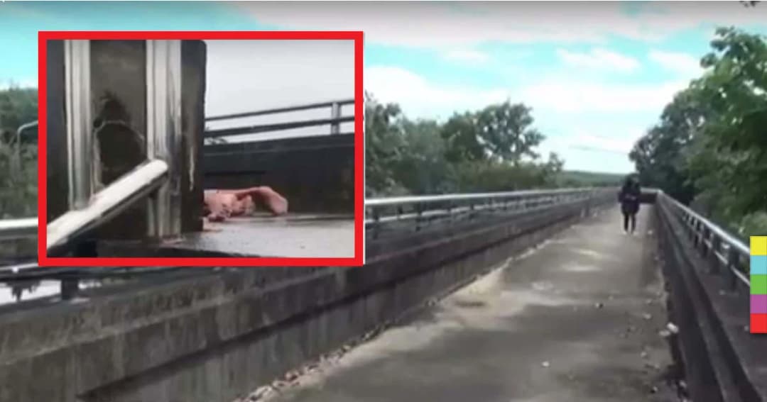 คืบหน้า ! คู่รักลอบมีเพศสัมพันธ์บนสะพานลอย ชาวบ้านคาด เป็นต่างด้าว