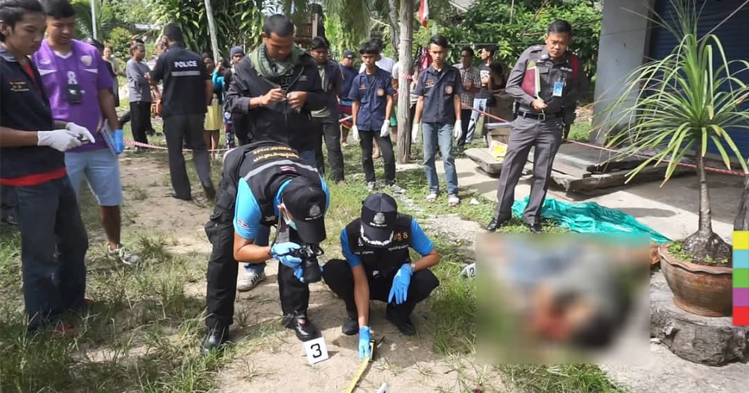 น้องชาย ผญบ. ฉุน 2 หนุ่มเมาเเล้วด่าพี่ชาย คว้าปืนไล่ยิงดับ