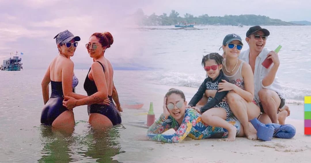 ‘อ้อม พิยะดา’ คุณแม่ยังแซ่บ! พาครอบครัวเที่ยวเกาะเสม็ด บรรยากาศอบอุ่น