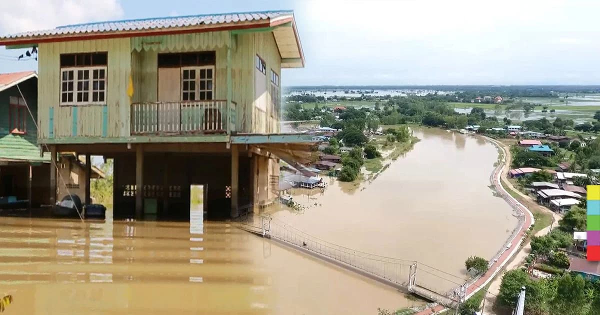 เกาะติดสถานการณ์น้ำท่วม ! หลายพื้นที่ในภาคเหนือ ใต้ ระดับน้ำยังมีเเนวโน้มเพิ่มสูงขึ้นอีก
