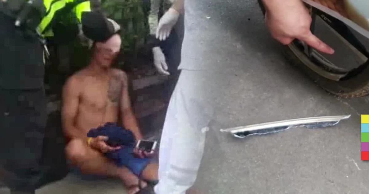 พ่อค้าน้ำเต้าหู้เติมลมยางเกินขนาดจนระเบิดเข้าตา อาการสาหัส !