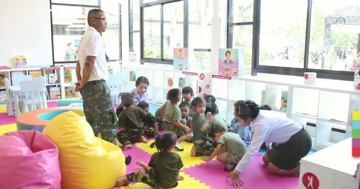 แม่บ้านทหารบก จับมือ TK Park เปิด “ห้องสมุดมีชีวิต” ในค่ายทหาร 8 แห่ง ทั่วประเทศ