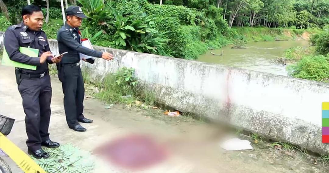 สุดเหี้ยม ! คนร้ายอำมหิตลวงฆ่าจ่อยิงทิ้งน้ำ จนท.เร่งหาร่างหลังพบเศษสมองปนกองเลือด