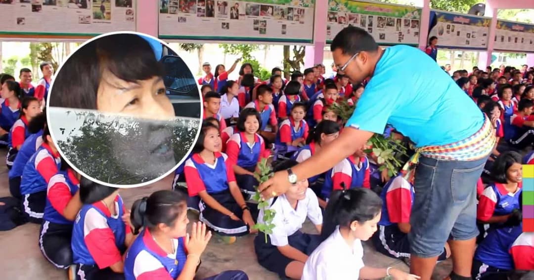 คืบหน้า นร.ไล่ครู ! ศิษย์เก่ารุดให้กำลังใจครู-นร.ที่โรงเรียน ขณะครูบางส่วนยันไม่ลาออก