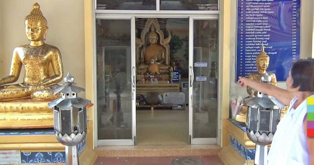 คนพุทธสุดเศร้า ! โจรสามพ่อแม่ลูกทำเนียน แอบฉกพระเก่าในวิหาร