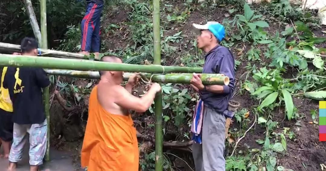 ชาวปายร่วมสร้าง “ฝายมีชีวิต” ถวายในหลวง ร.9