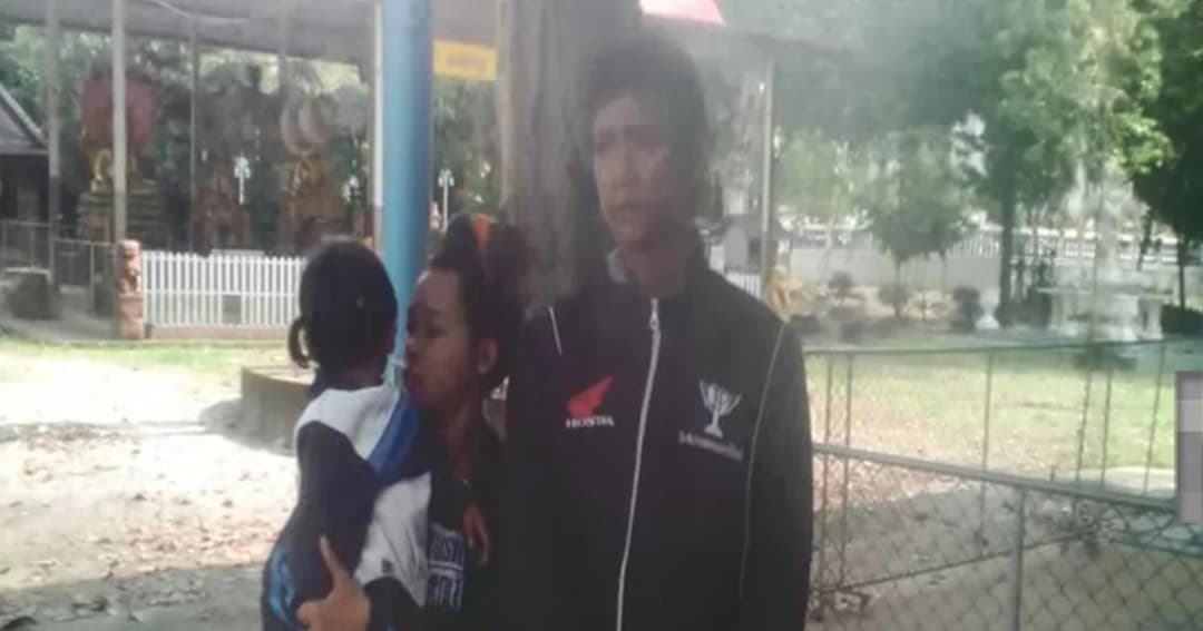 พระ ชาวบ้านล้อมจับ ‘2 โจรผัวเมียใจบาป’ อุ้มลูกวัยขวบเศษ ตระเวนขโมยพระศักดิ์สิทธิ์ตามวัด