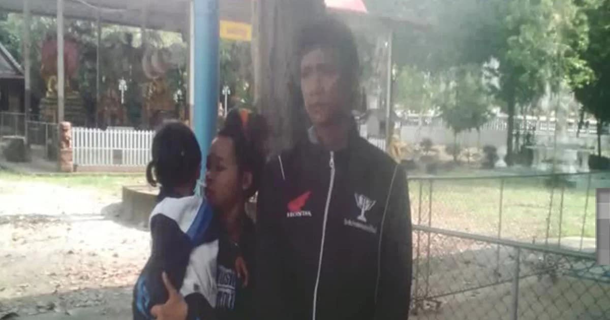 พระ ชาวบ้านล้อมจับ ‘2 โจรผัวเมียใจบาป’ อุ้มลูกวัยขวบเศษ ตระเวนขโมยพระศักดิ์สิทธิ์ตามวัด