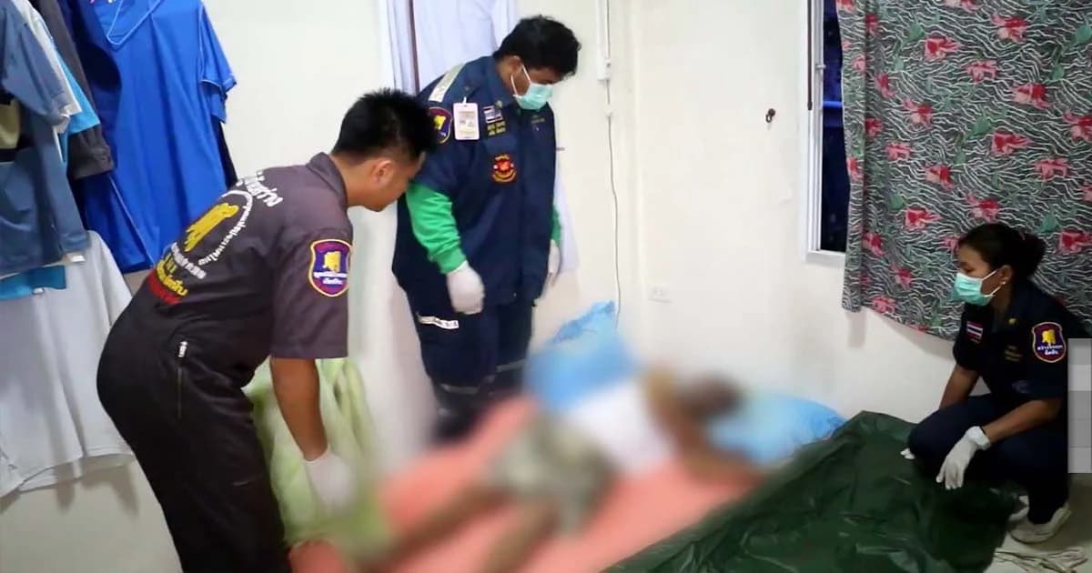 สลด ! หนุ่มใหญ่พ่อค้าปลาทูสัตหีบ นอนตายปริศนาคาที่พัก