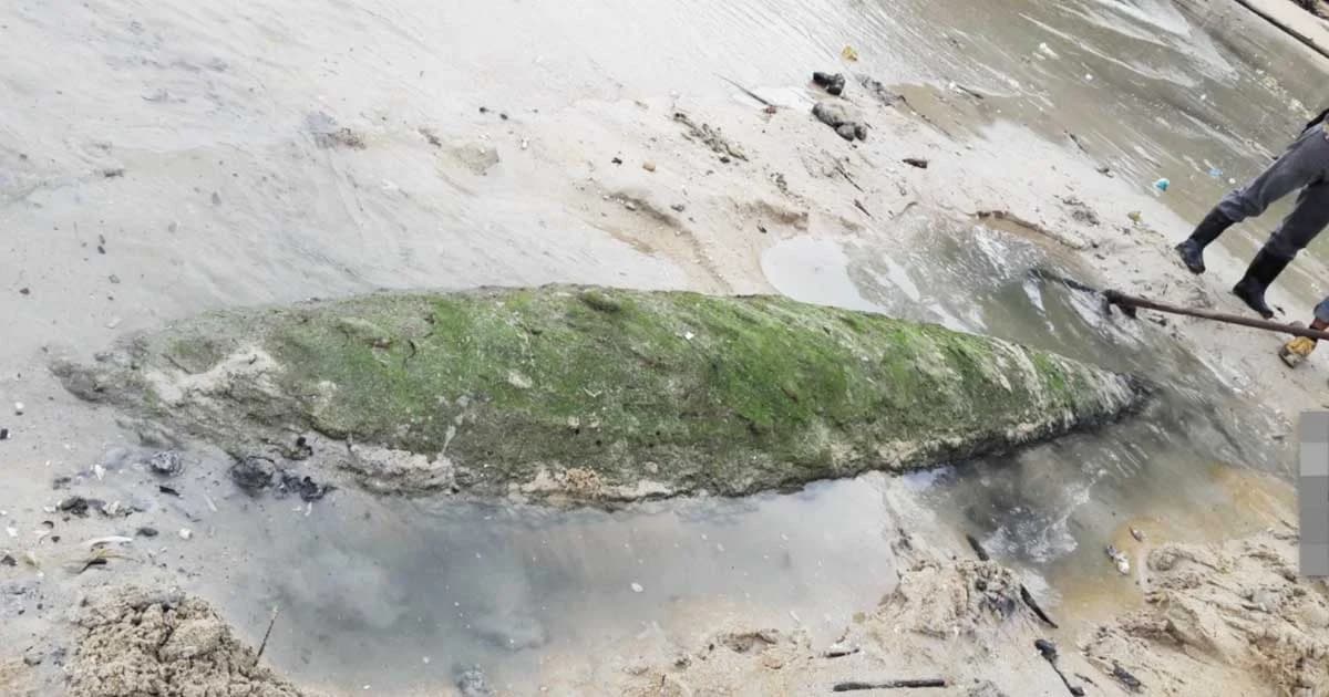 ชาวภูเก็ตพบวัตถุต้องสงสัย บางคนบอกคล้ายตอร์ปิโด