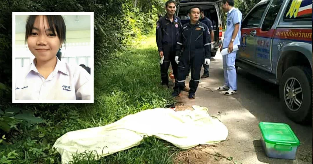 นักเรียนหญิง ม.5 ขี่มอเตอร์ไซค์ไปฉลองสอบเสร็จ เสียหลักชนต้นไม้ ดับอนาถ