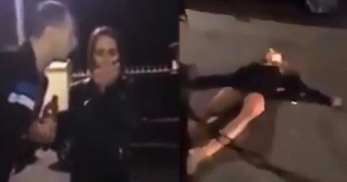 โหดไปไหม ! หนุ่มรัสเซียชกหน้าสาวจนน็อก