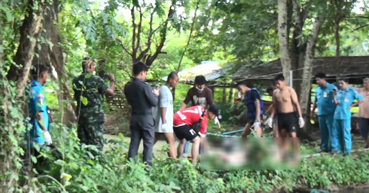 พบศพลูกชายอดีตนายกเทศมนตรี เมาตกสระขึ้นอืด ถูกปลาสวายรุมทึ้ง