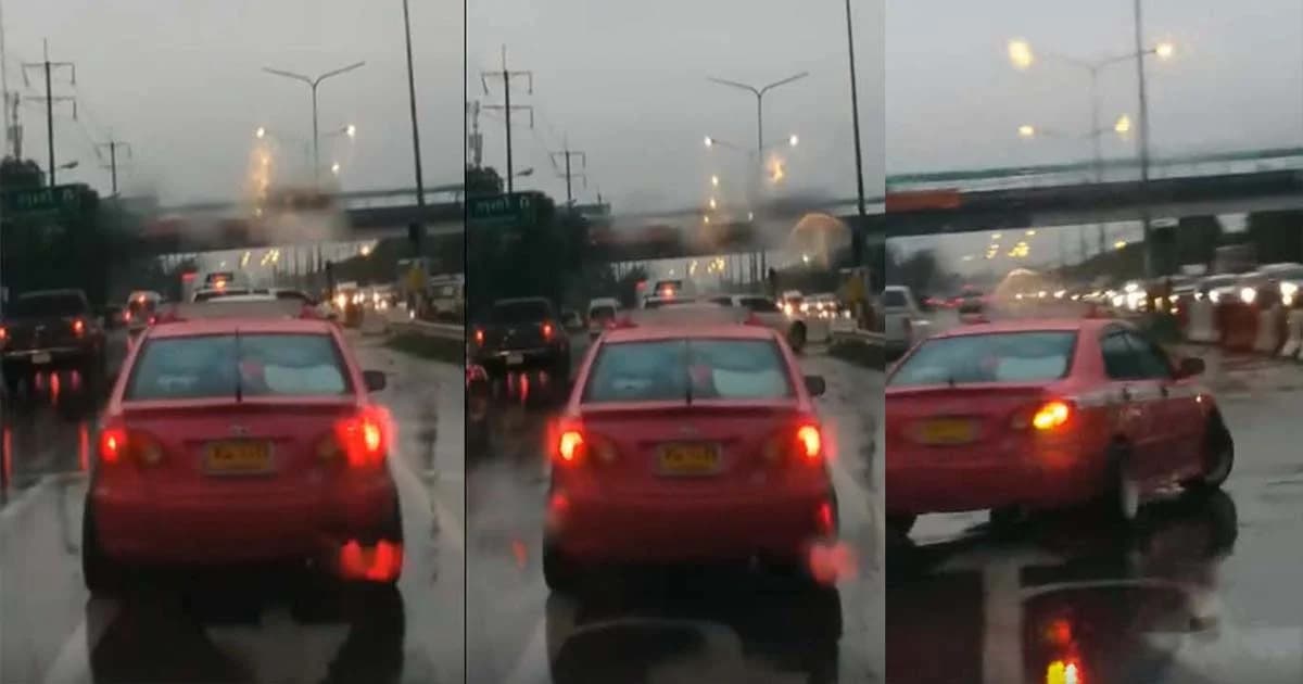 วิจารณ์สนั่น ! แท็กซี่แต่งไฟกระพริบ ชาวเน็ตถาม รถสาธารณะใช้ไฟแต่งได้หรือ?