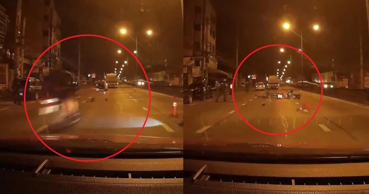 คลิปโจ๋ซ่า ! ซิ่งแหกด่าน ตำรวจใจเด็ด โดดขวาง ถูกชนเจ็บ