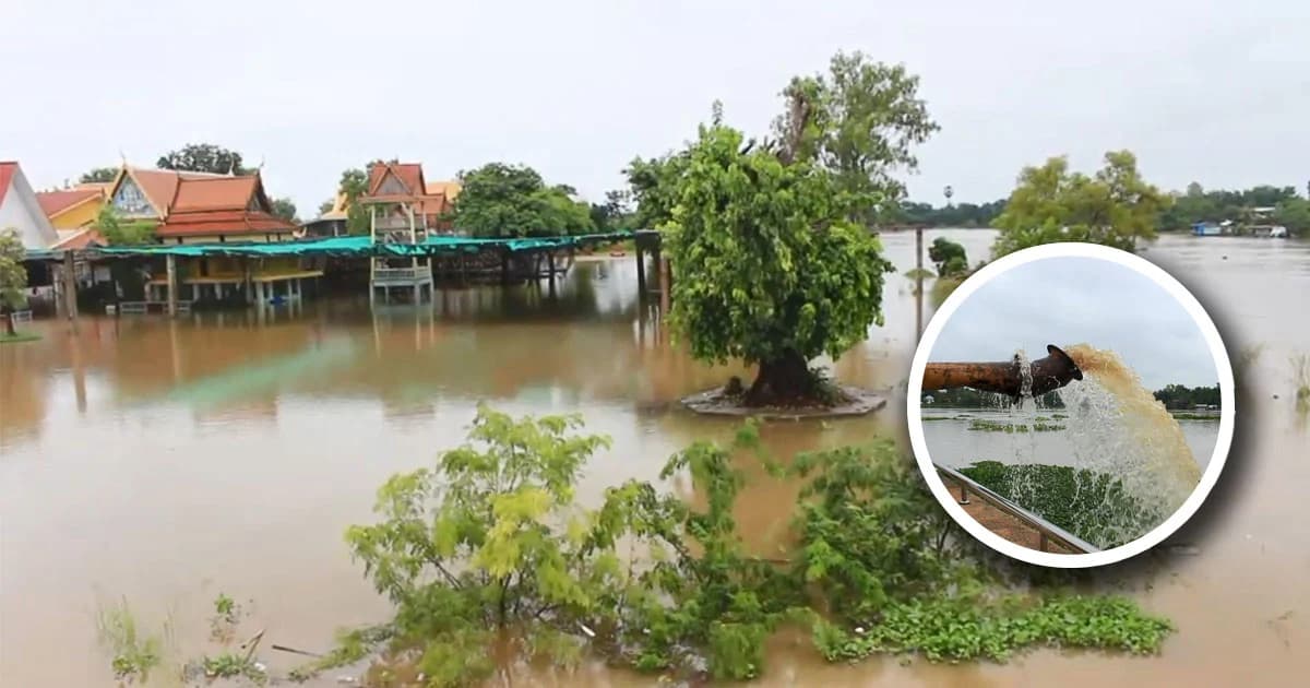 นครสวรรค์ยังวิกฤต ฝนถล่มหนัก น้ำล้นตลิ่งท่วมหลายพื้นที่