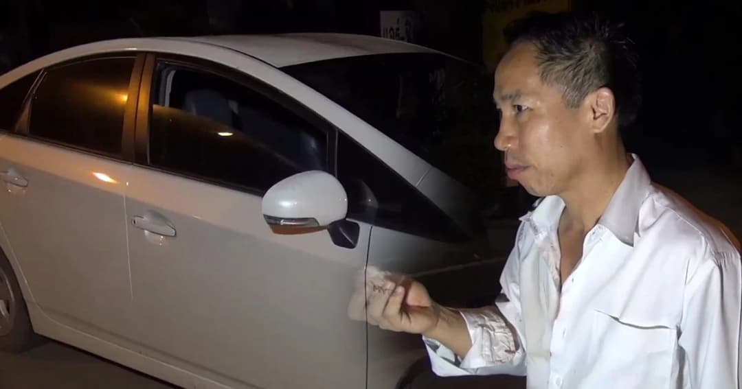 โจรแสบ ! แอบดึงสร้อยทองคำหนัก 5 บาท ขณะจอดรถนอนข้างทาง