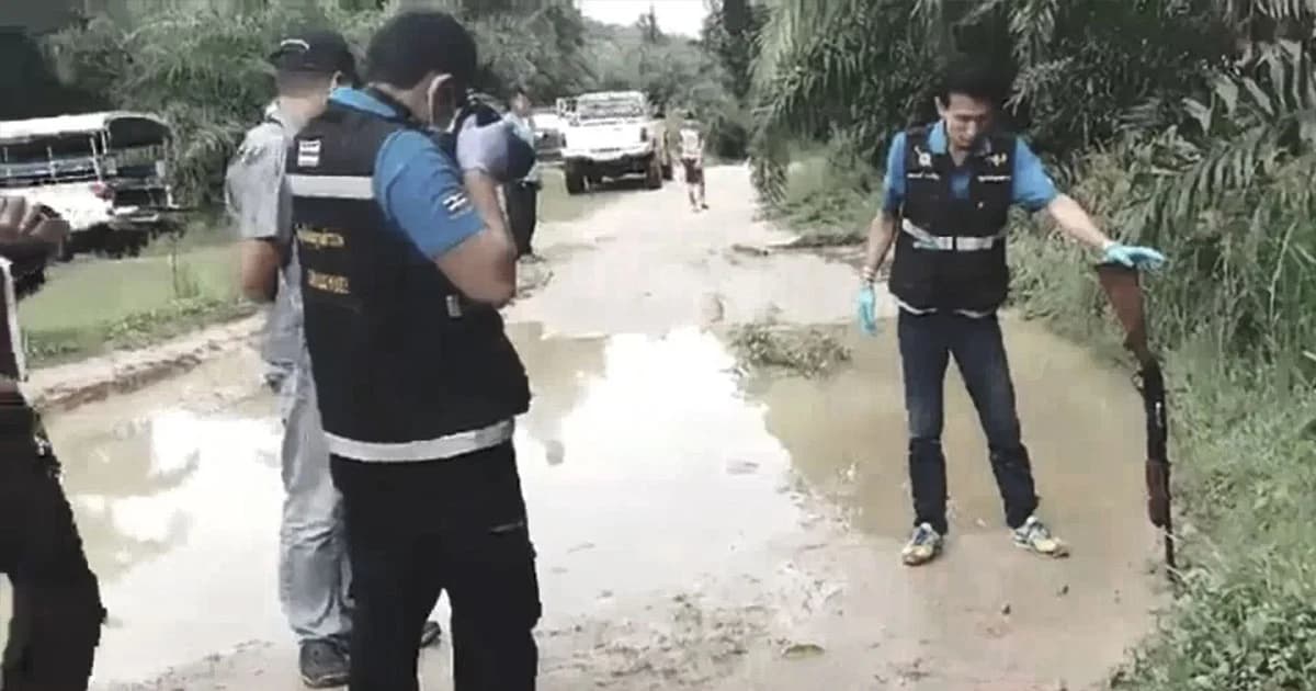 หนุ่มมีอาการป่วยทางจิต ใช้ปืนลูกซองยาวยิงเข้าปาก ดับต่อหน้าภรรยา