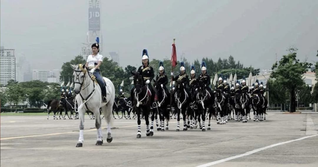 สง่างาม “พระองค์หญิงสิริวัณณวรีฯ” ทรงร่วมฝึกซ้อมทรงม้า ในขบวนพระราชอิสริยยศ ในหลวง ร.9