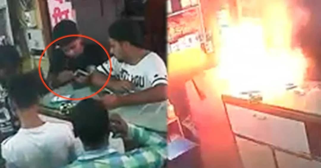 เกิดเหตุโทรศัพท์มือถือระเบิดไฟลุกในอินเดีย