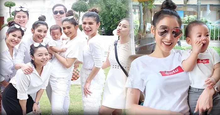 “แพท ณปภา” พา “น้องเรซซิ่ง” ทำบุญทอดกฐิน วัดป่าปฐมชัย จ.นครปฐม