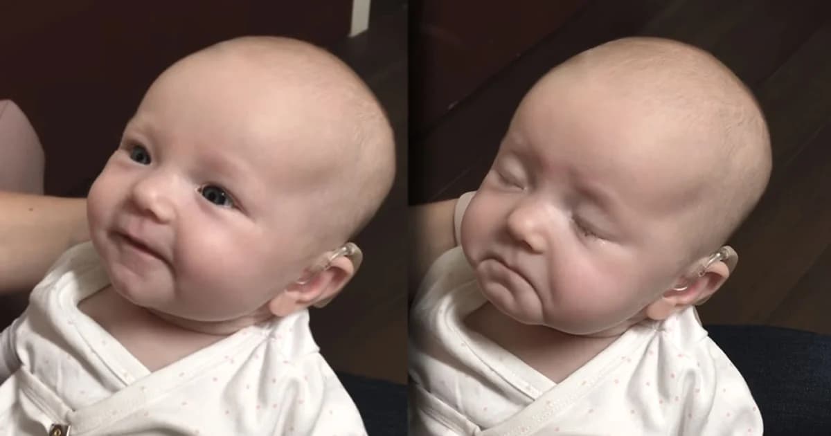 คลิปประทับใจ ! ทารกน้อยหลั่งน้ำตา หลังได้ยินเสียงแม่ครั้งแรก