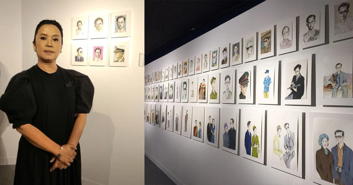 เหมี่ยว สุดภูมิใจ วาดภาพพระบรมสาทิสลักษณ์ ในหลวงรัชกาลที่ 9 เพื่อแสดงความจงรักภักดี