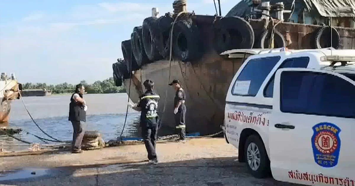 ตร.เร่งตรวจสอบ ศพหญิงนิรนาม ลอยอืดหน้าท่าเรือ ย่านพระประเเดง