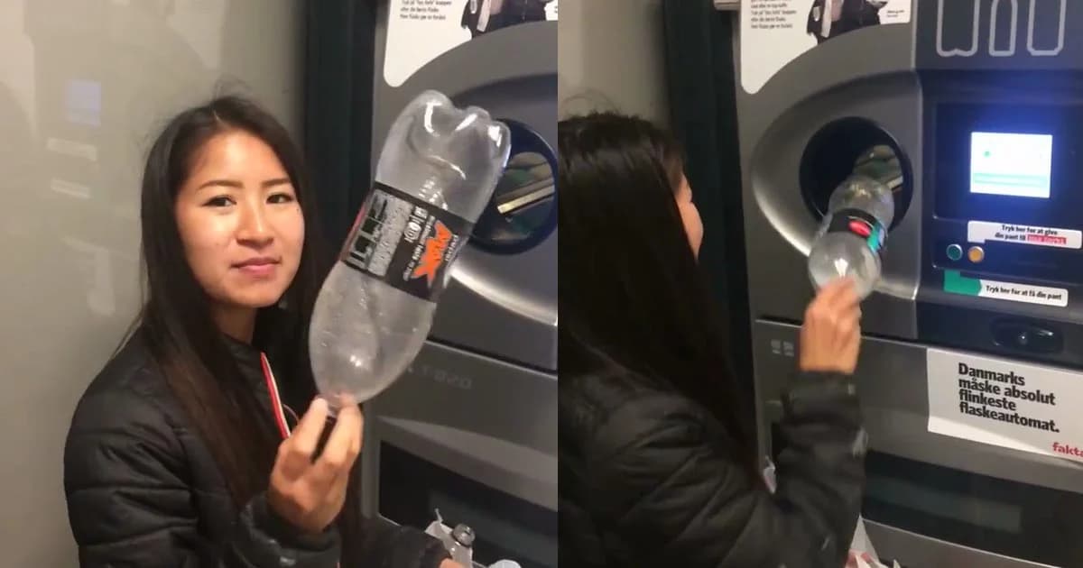 อยากให้เมืองไทยมีบ้าง ! เครื่องเปลี่ยนขยะขวดพลาสติกให้เป็นเงิน