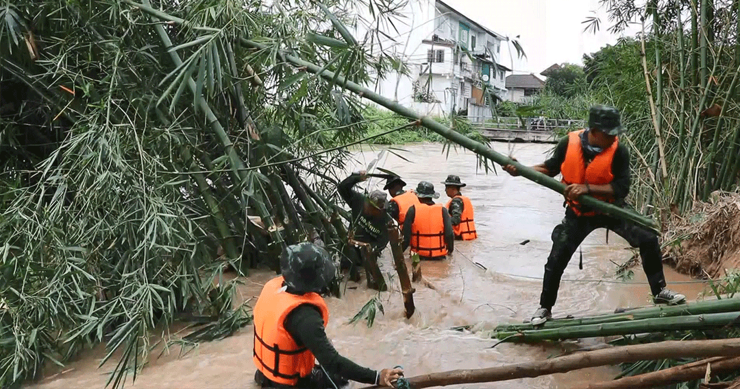 น้ำป่าทะลักท่วมหลายหมู่บ้าน ! ชลประทาน ยัน ไม่ท่วมตัวเมืองเชียงใหม่