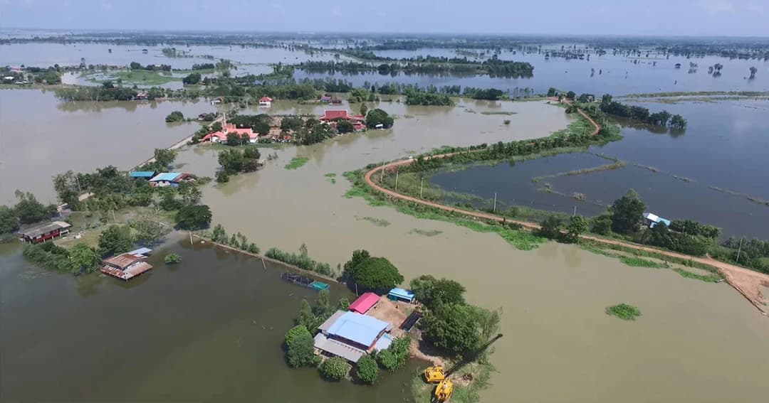 3 อำเภอใน จ.พิษณุโลก ยังอ่วม ! หลังฝนตกหนัก ระดับน้ำเพิ่มสูง