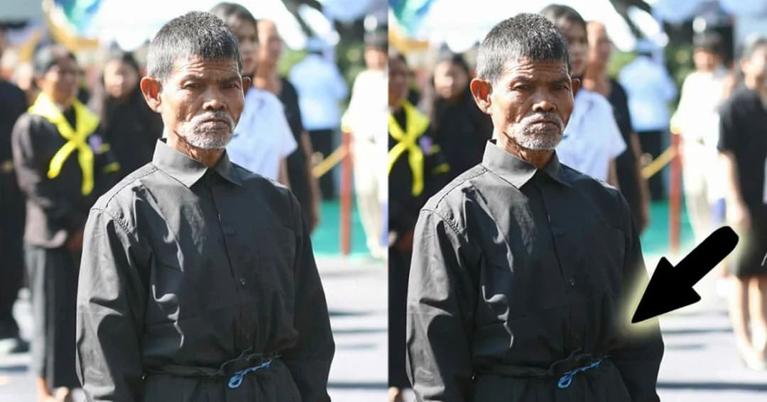 เเชร์สนั่น ! ลุงเฉื่อย ราษฎรของพระราชา มาด้วยใจ เเสดงความอาลัยพ่อหลวงภูมิพล