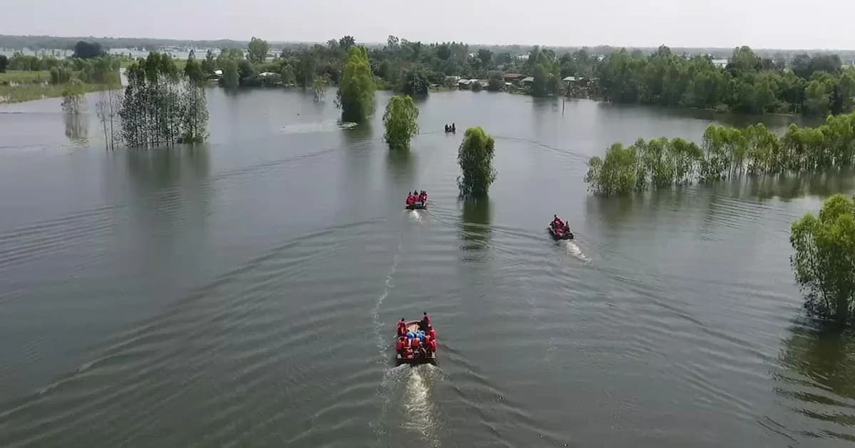 ทหารพัฒนาลงพื้นที่ขอนแก่น ช่วยเหลือ 170 ครัวเรือนถูกน้ำท่วมจมบาดาล