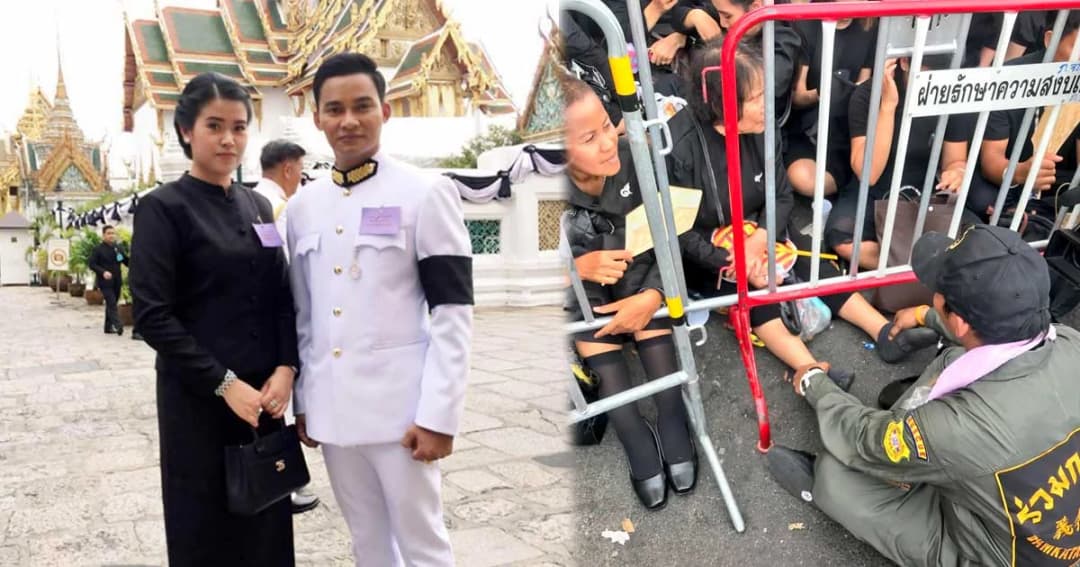 ชื่นชม “จา พนม” ทำหน้าที่จิตอาสา นั่งนวดเท้าให้ผู้สูงอายุ