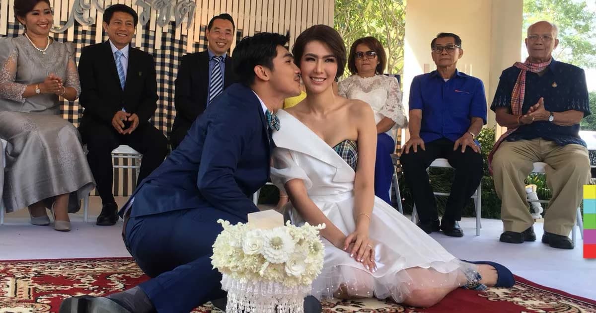 “แก้ม กวินตรา” เข้าพิธีแต่งงานกับแฟนหนุ่มนอกวงการ หลังคบหามานาน 14 ปี