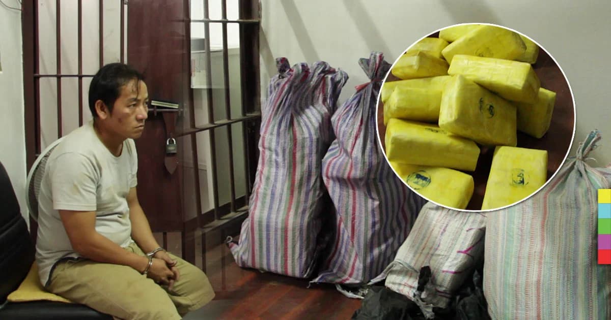 จับหนุ่มใหญ่ ลักลอบขนยาบ้า 1 ล้านเม็ด จากชายแดนแม่สาย