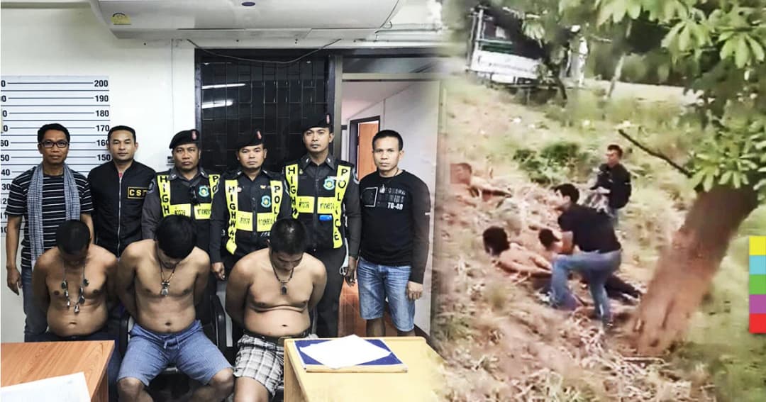 ตำรวจไล่ล่า 3 ผู้ต้องหาฆ่าคนตาย จนมุมกลางถนน