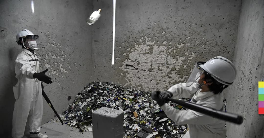 “ห้องระบายความเครียด” ด้วยการทำลายสิ่งของให้สิ้นซาก เพื่อคนเครียดโดยเฉพาะ