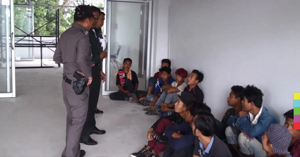 คนขับชิ่งหนีด่านตรวจ ทิ้งชาวเมียนมากลางสวนยางนครศรีฯ