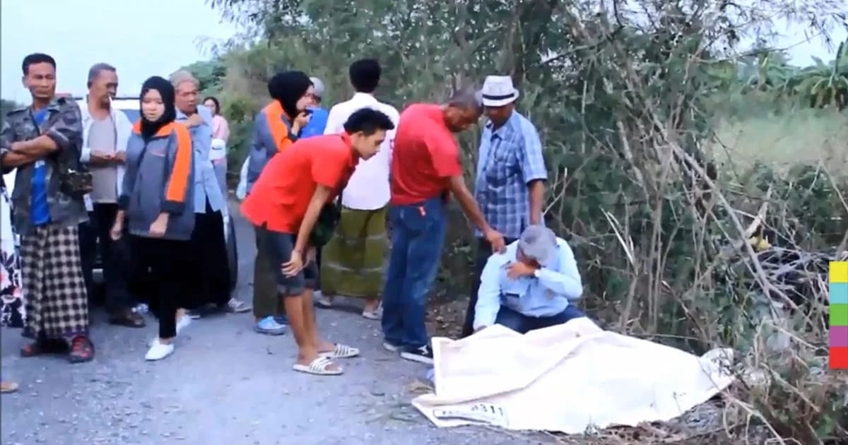 สาวขับรถกระบะ ตกคลองดับ คาด หลบตัวเงินตัวทอง วิ่งตัดหน้า